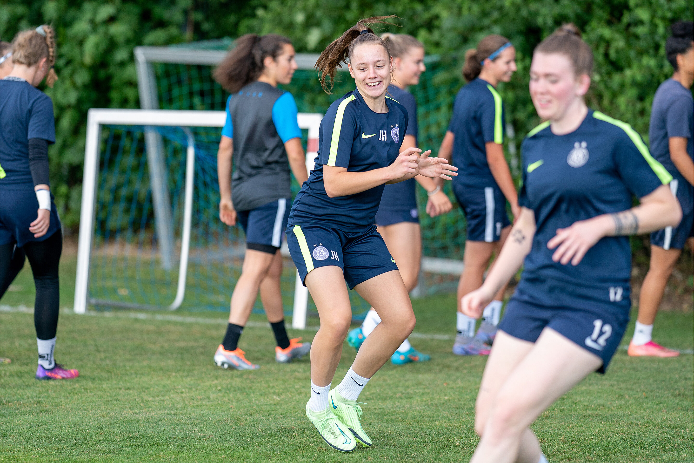 Trainingsauftakt Frauen 1