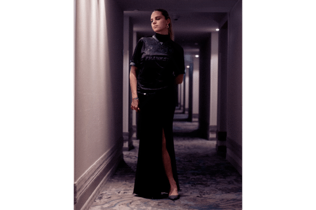 Louise Schöffel beim violetten Ball