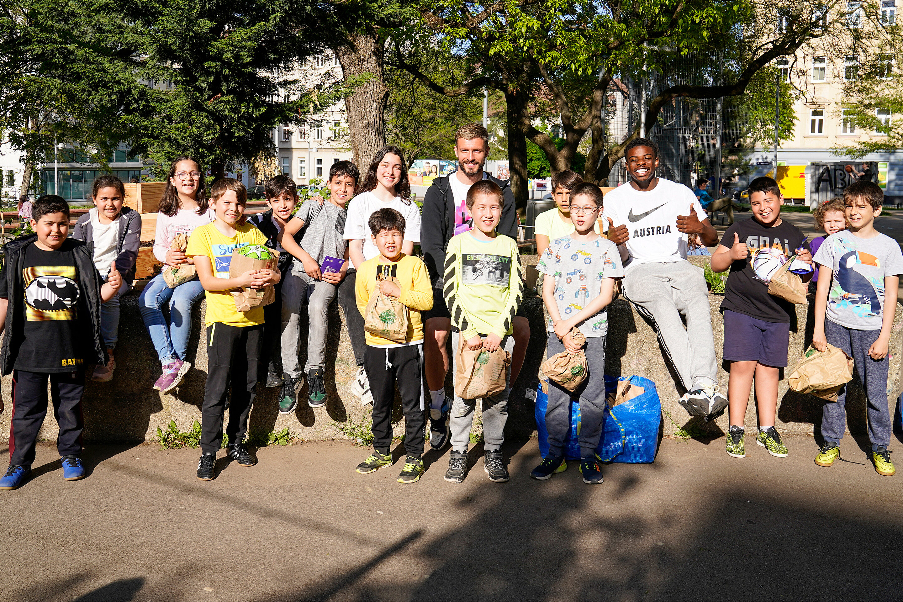 Parkbesuch Gruppenbild