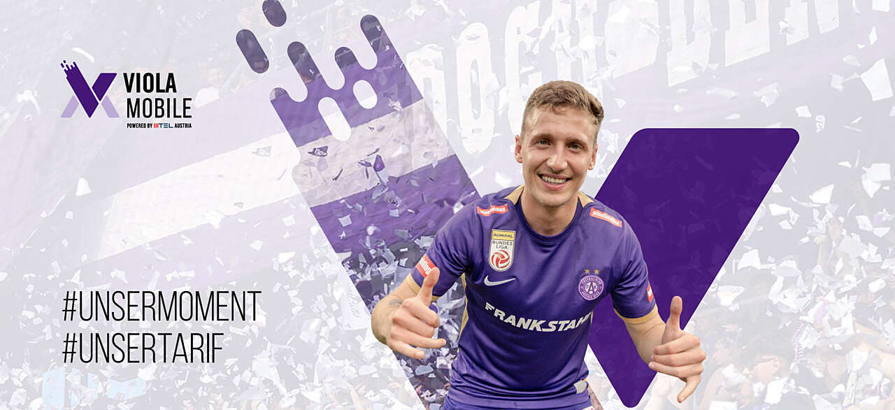 MTEL Austria und Austria Wien präsentieren VIOLA MOBILE