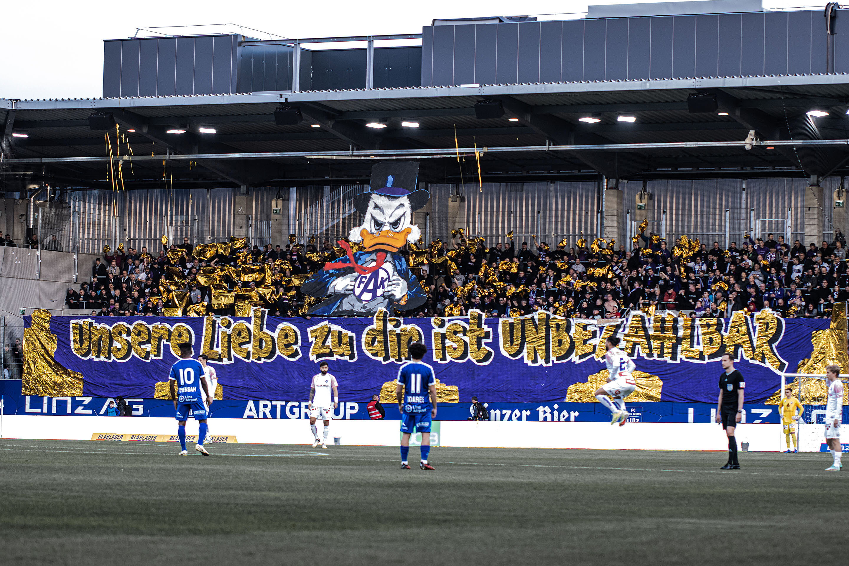 Linz away ausverkauft