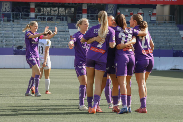 Jubel der Veilchen in der Generali-Arena