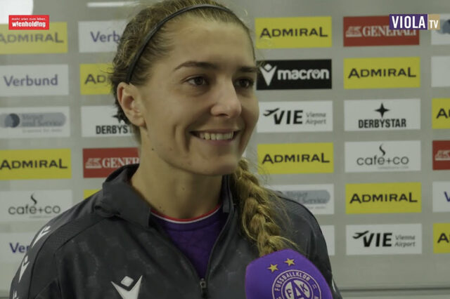 Courtney Strode beim Interview mit Viola TV