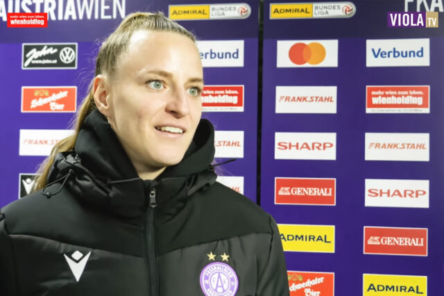 Gini Kirchberger beim Interview mit Viola TV