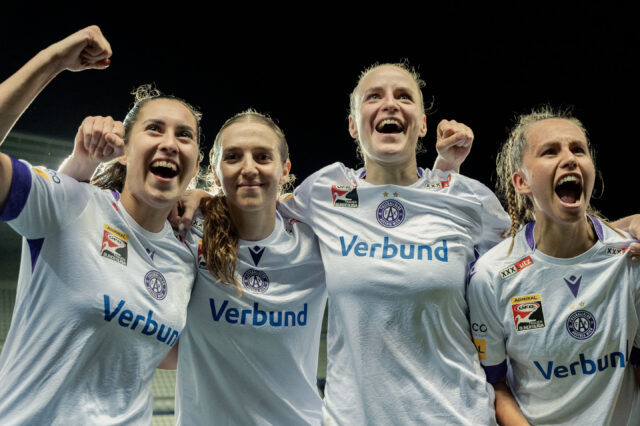 Yvonne Weilharter, Modesta Uka, Gini Kirchberger und Almedina Šišić