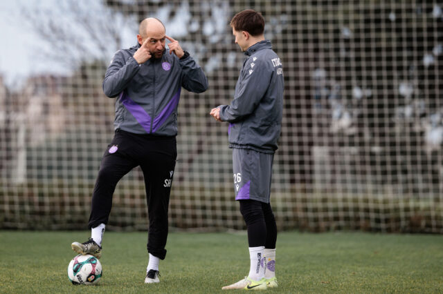Stephan Helm und Reinhold Ranftl im Trainingslager