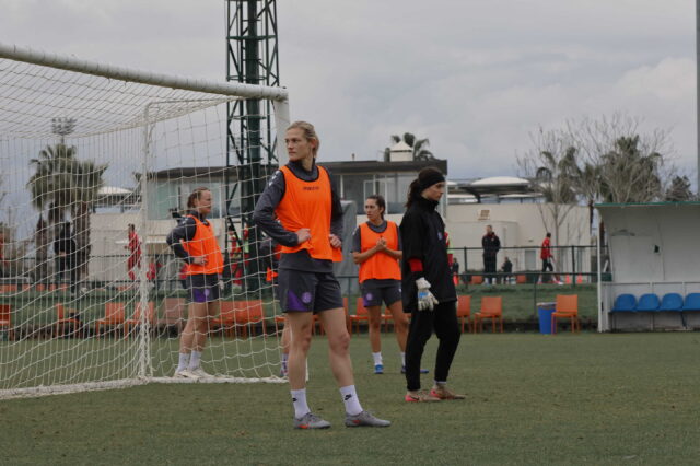 Carina Wenninger beim Abschlusstraining