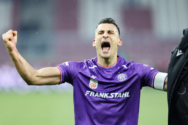 Manfred Fischer jubelt in Salzburg