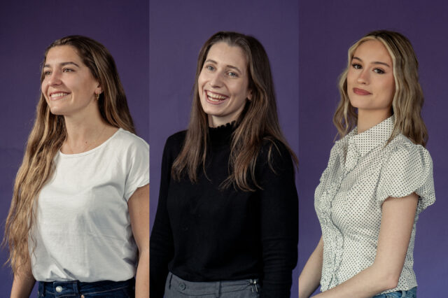 Courtney Strode, Stefanie Günther und Monja Bešlić