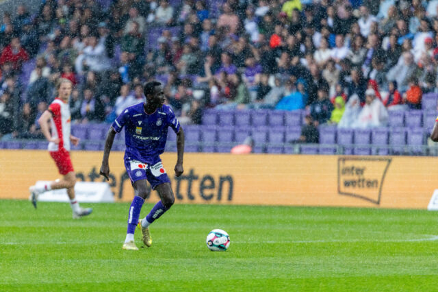 Abubakr Barry im Spiel gegen Red Bull Salzburg