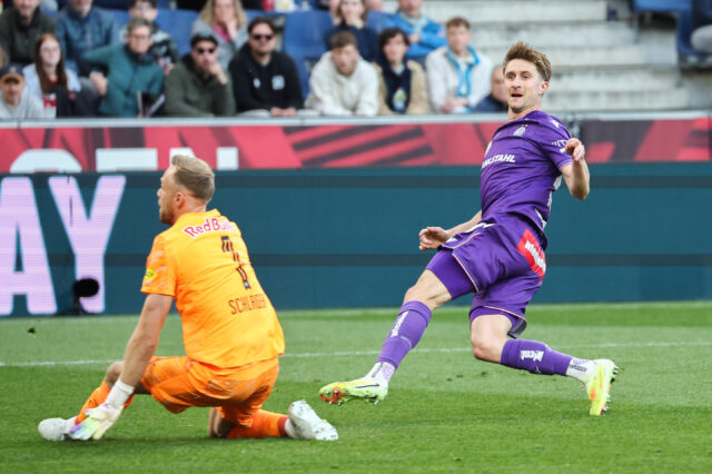 Reinhold Ranftl im Duell mit Red Bull Salzburg