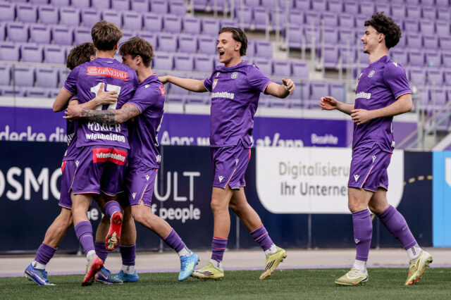 Jubel der Young Violets gegen Austria Lustenau