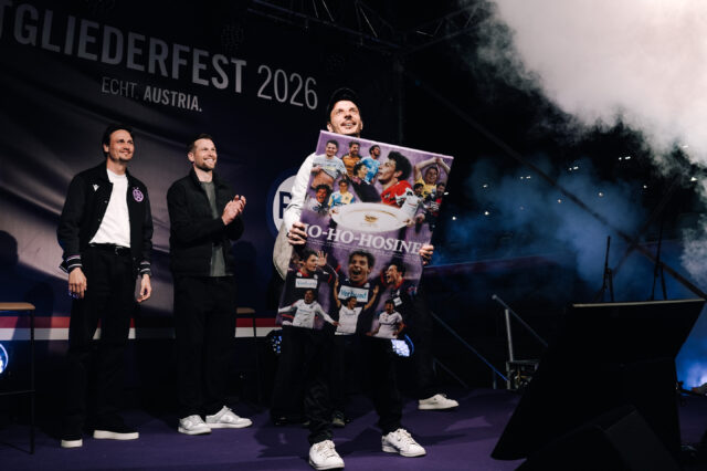 Philipp Hosiner beim Mitgliederfest 2026