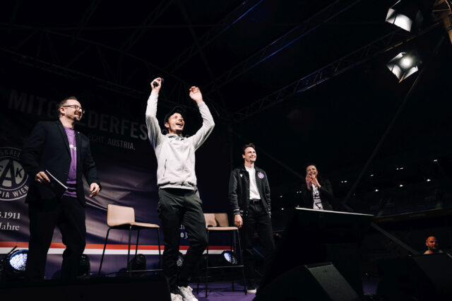 Philipp Hosiner beim Mitgliederfest
