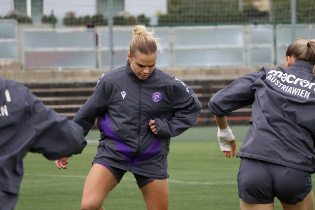 Louise Schöffel beim Training