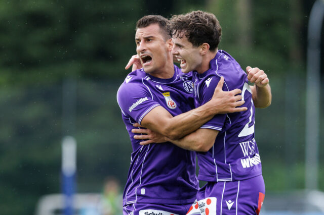 Manfred Fischer und Florian Wustinger jubeln