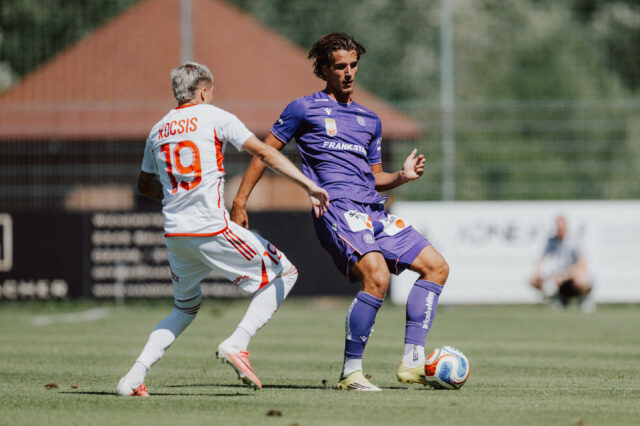 Jonas Feddersen im Testspiel gegen Debrecen