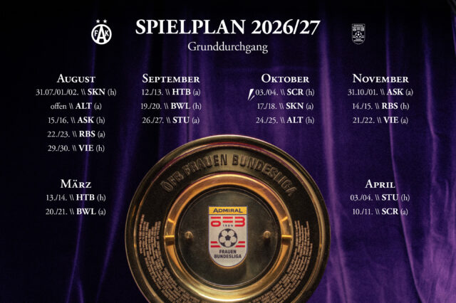 Spielplan AFBL Grafik