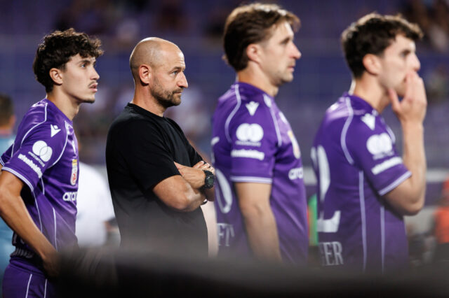 Sanel Saljic, Stephan Helm, Reinhold Ranftl und Florian Wustinger stehen nebeneinander