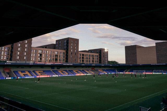 Überblick auf die Plough Lane in Wimbledon, London