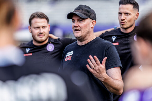 Stefan Kenesei nach dem Spiel gegen Blau-Weiß Linz/Kleinmünchen