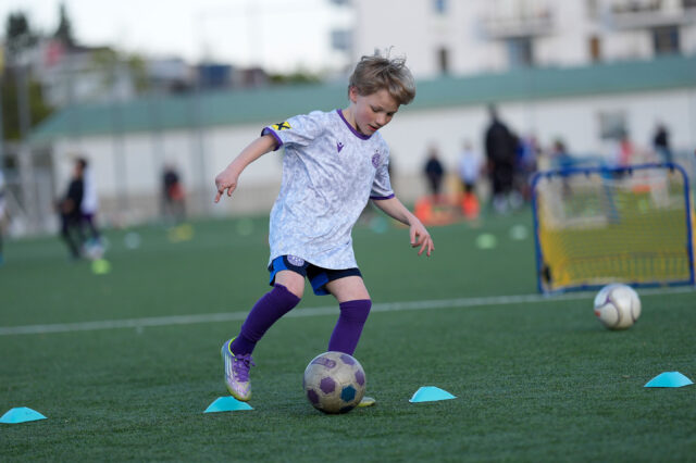 Training in der Fußballschule
