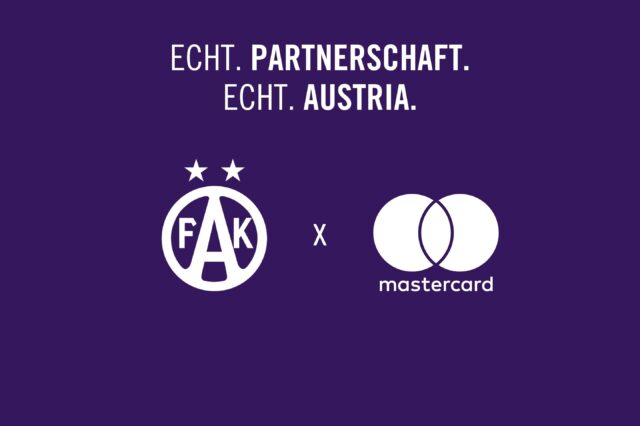 Logo Austria Wien und Logo Mastercard