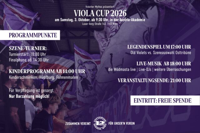Programmpunkte des Viola Cup
