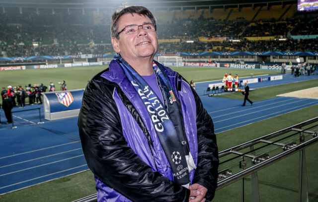 Foto von Wolfgang Katzian im Ernst-Happel Stadion.