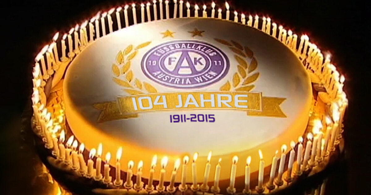 Die Austria-Familie feiert 104. Geburtstag